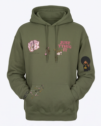 Olive & Pink TTHUG™ Hoodie | KimiCoco Designs