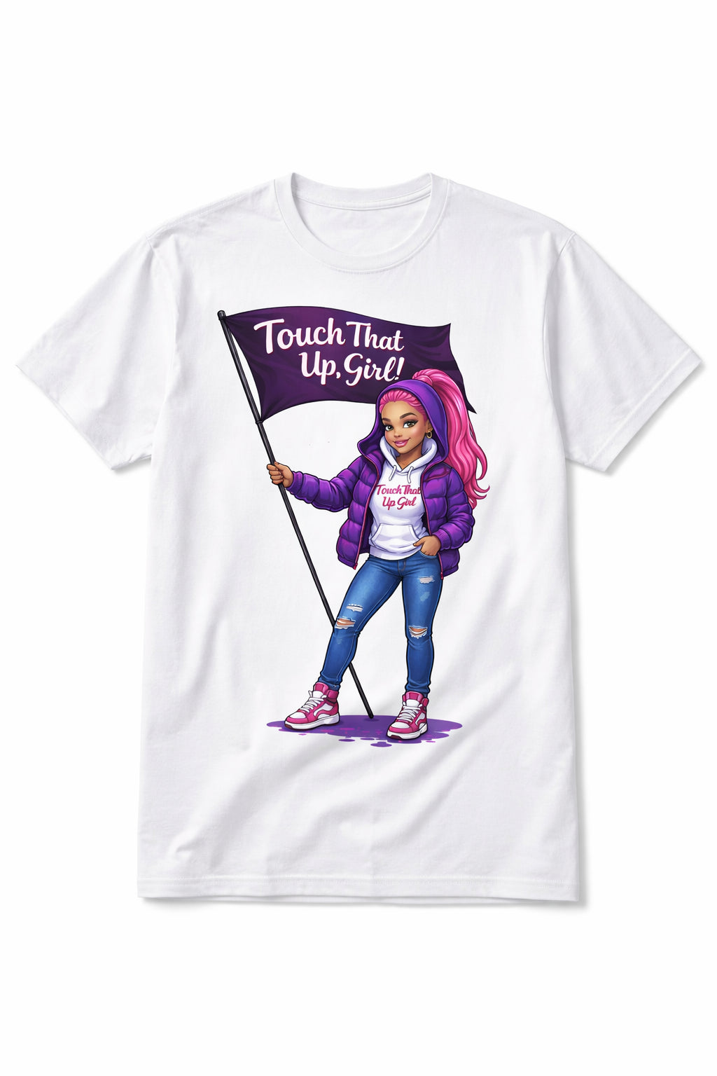 Discovery Graphic Tee in white by KimiCoco Designs