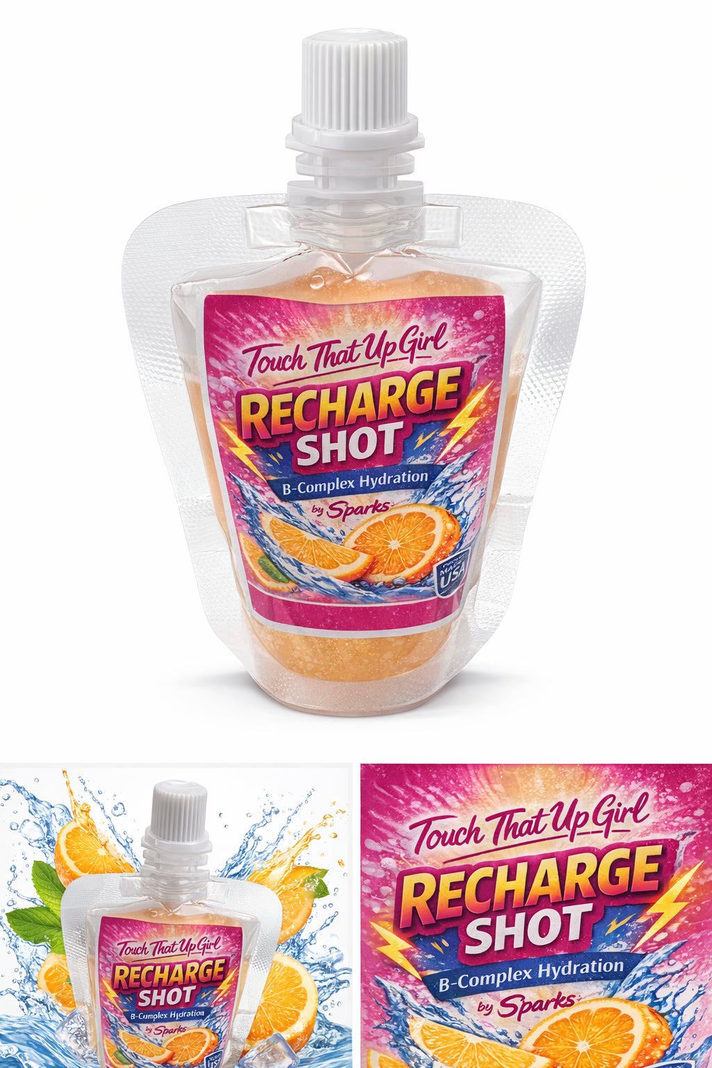 Recharge Shot 2 oz citrus energy shot