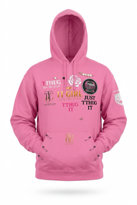 Pink TTHUG™ Logo Hoodie | KimiCoco Designs