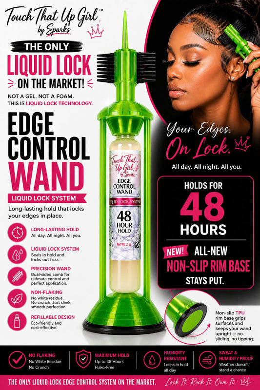 Touch That Up Girl edge control wand in three holds