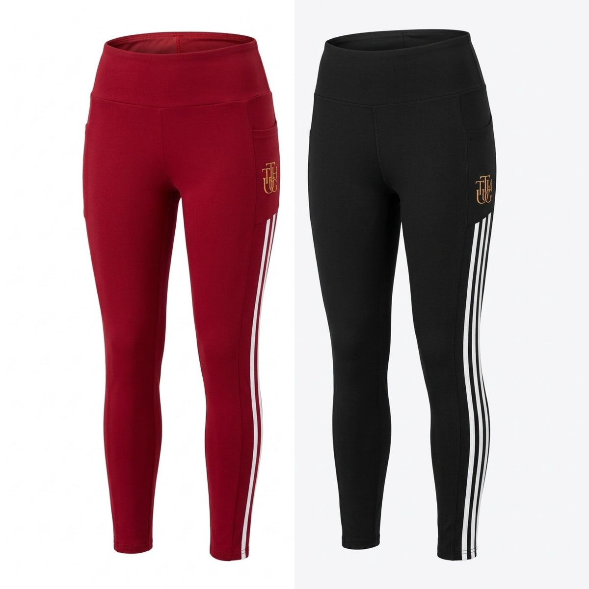 KimiCoco Designs Side Stripe Leggings with Pockets – TTHUG™ Activewear