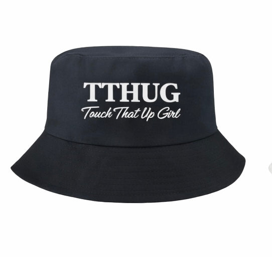 KimiCoco Designs black streetwear bucket hat