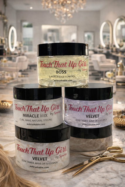 Touch That Up Girl 24-hour edge control, 4 oz jar